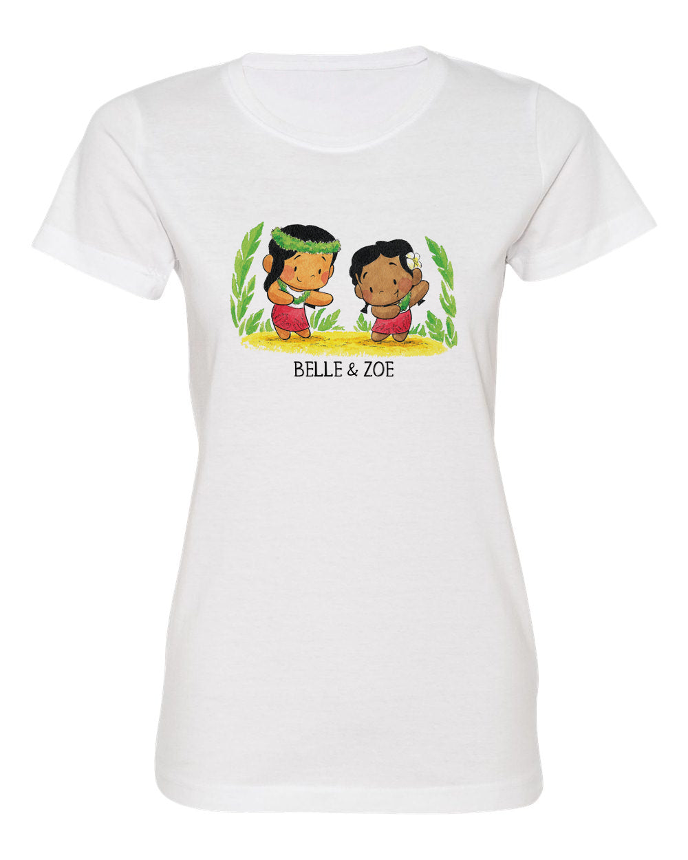 Belle & Zoe MAY DAY HULA WOMENS Tee-Shirts