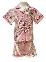 Coradorables Girls short sleeve pajama shorts 2 piece set