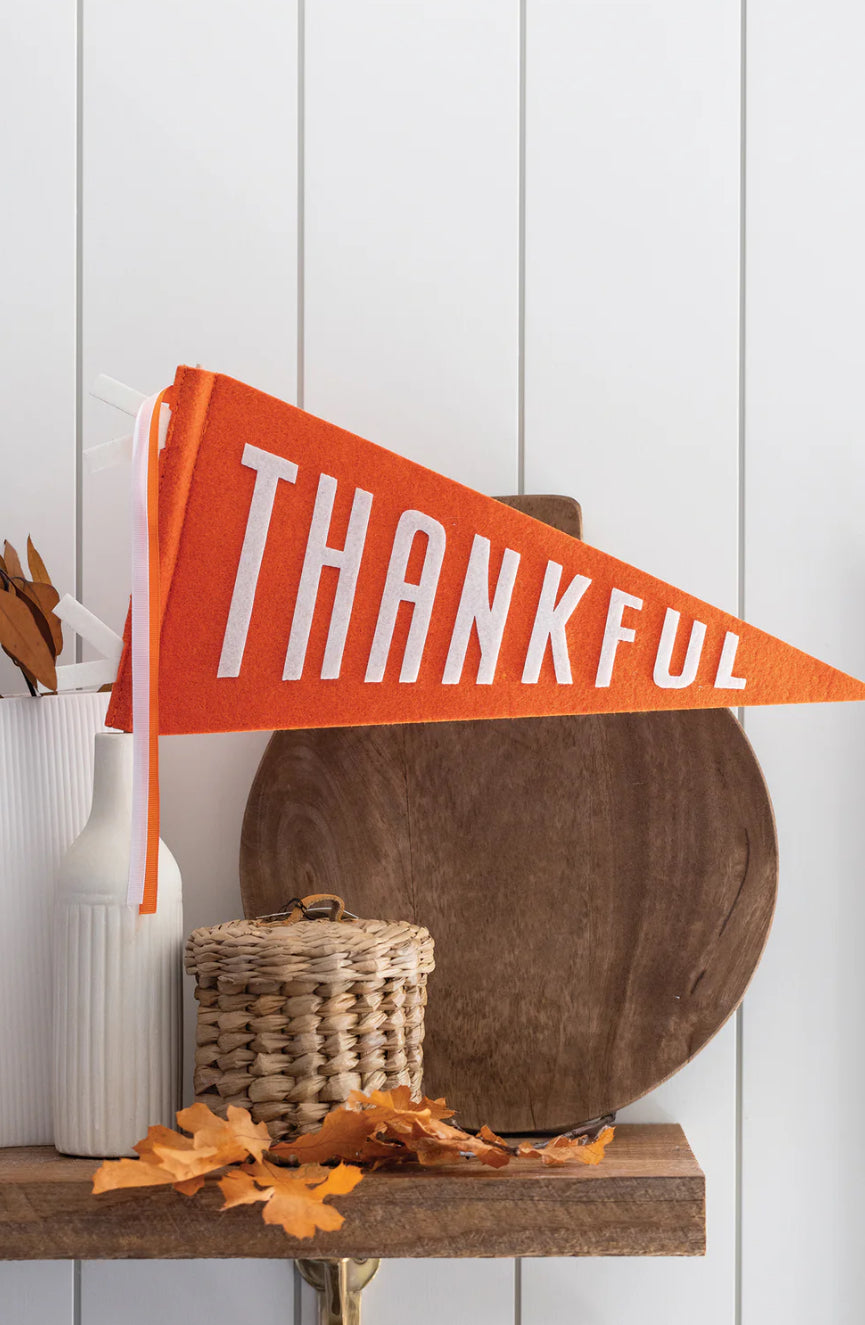 Harvest Thankful Felt Pennant Banner