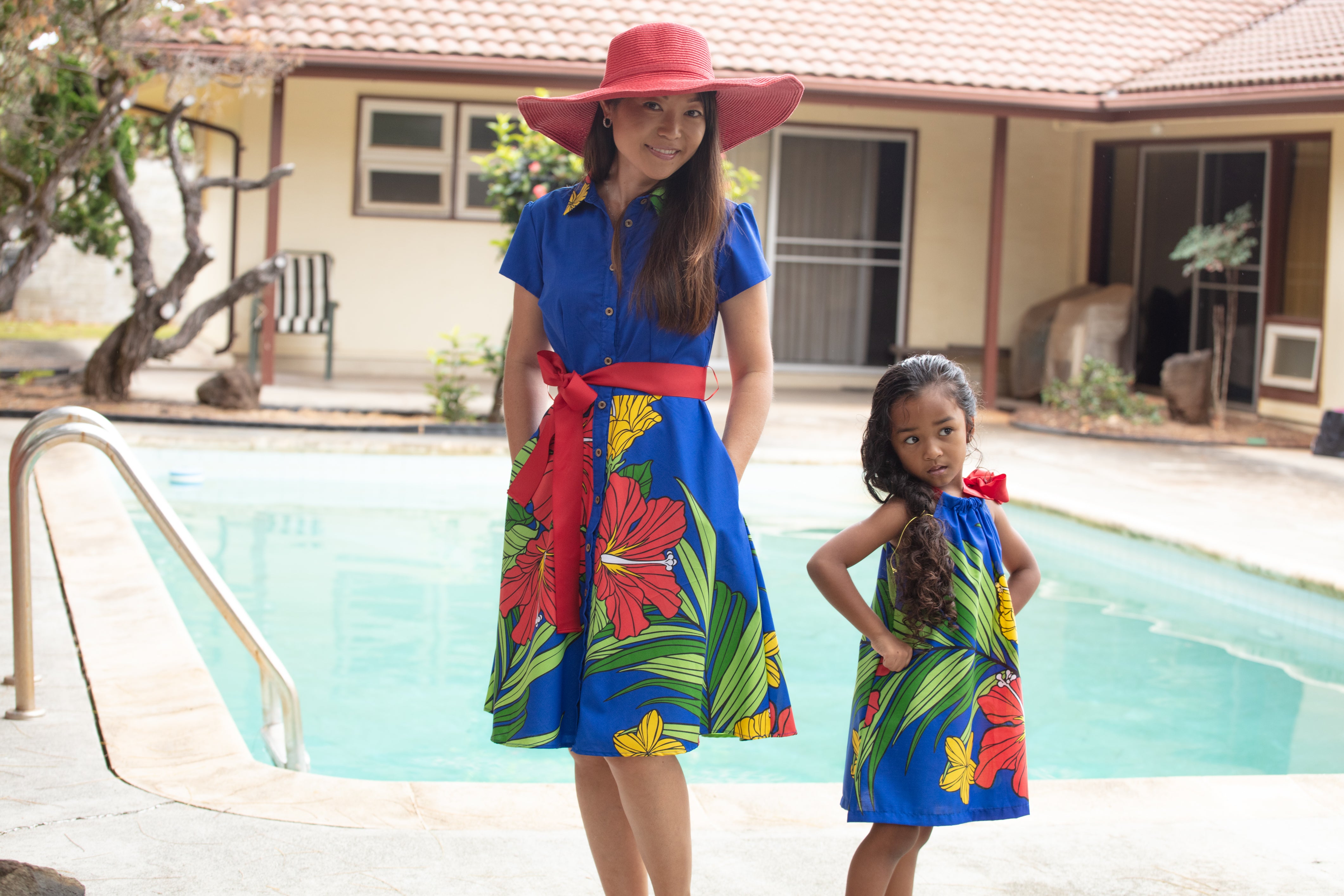 Cora Spearman Hawaii WOMENS XL HIBISCUS ROYAL Aloha Shirt Dress M Cora Spearman Hawaii WOMENS XL HIBISCUS ROYAL Aloha Shirt Dress M