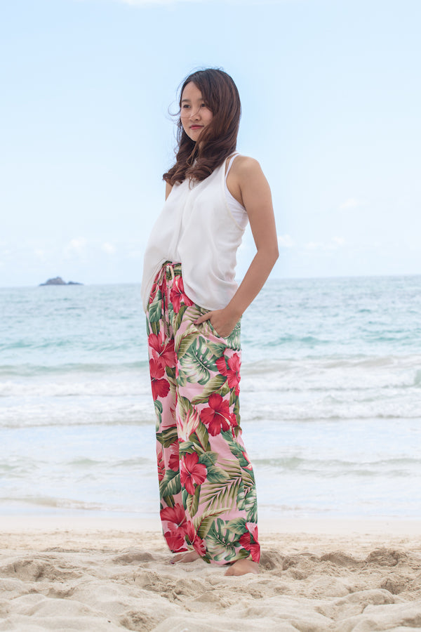 Cora Spearman Hawaii WOMENS ROYAL HAWAIIAN Wide Leg Pant – Coradorables  Hawaii