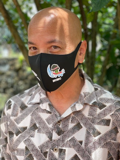 BRO BRO SURFER  Antibacterial Waterproof Reusable Washable Face Mask