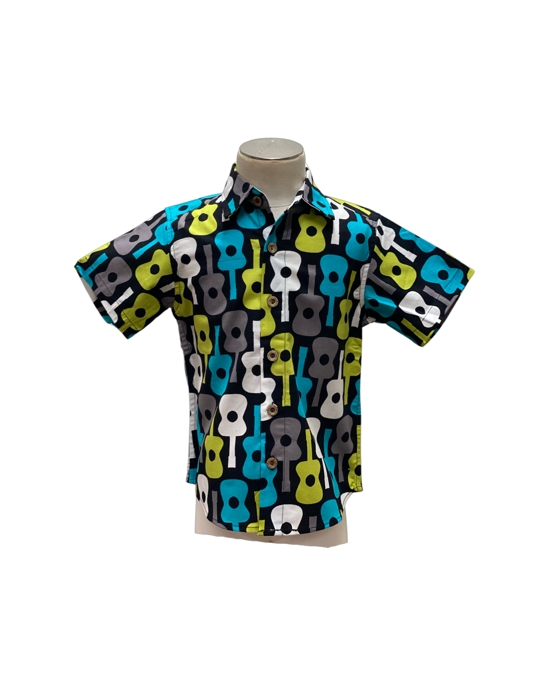 Coradorables BOYS UKULELE/PALAKA S/S "Kalani" Aloha Shirt