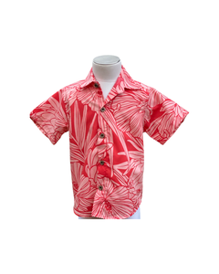 Coradorables BOYS Protea Watermelon S/S "Kalani" Aloha Shirt