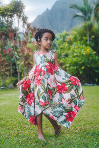 Coradorables GIRLS Royal Hawaiian Handkerchief Dress