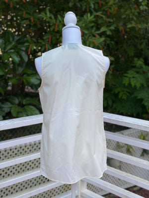 Cora Spearman Hawaii WOMENS Cream Asymmetrical Top 